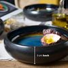 Moritz & Moritz Suppenteller SOLID 4x Suppenteller Blau/Braun, (4 St), Bowl Schüssel für Suppe, Nudeln, Salat oder Müsli Bild 5