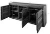 Sideboard Sheesham 185x40x80 rot-braun gebeizt TORONTO #101 Bild 3
