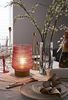 Pauleen LED Tischleuchte Rose Glamour mobile Rosa Glas/Holz, Leuchtmittel wechselbar, Warmweiß, E27, Timer Batterie Bild 3