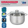 Topf ELO BRILLANT D 20 cm silber Bratentopf Universaltopf Suppentopf Kochtopf Bild 3