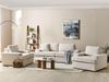 Sofa Set hellbeige 5-Sitzer ALLA Bild 2