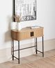 Konsolentisch BRADLEY Heller Holzfarbton Bild 2