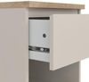 Dmora - Nachttisch Ducenta, niedrige Kommode mit 1 Schublade, kompakter und funktionaler Nachttisch, 40x40 h50 cm, Beige Bild 5