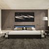 HOME DELUXE LED Bett mit Schubladen NUBE - 200 x 200 cm ohne Matratze Schwarz Bild 5