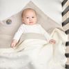 Meyco Wiegedecke Knots Teddy - 75 x 100 cm - Offwh Bild 4