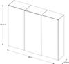 Staud Schwebetürenschrank, Holzwerkstoff, Artisan Eiche, Classic, 240cm / 298cm / 68 cm (H/B/T) Bild 4