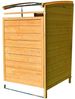 Mülltonnenbox braun Anbaubox Mülltonnenverkleidung Mülltonne 240L Mülltonnenhaus Gartenbox Gerätebox Gerätehaus Holz Anbau Gerätehaus Bild 2