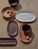 Broste Copenhagen Shape Soft Grey Platte 40x25 cm Bild 2