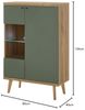 Highboard Juna in Salbei und Eiche Evoke 90 x 134 cm Bild 3