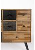 Kommode SAN aus Teakholz | Design Sideboard mit filigranem Stahlgestell Bild 5