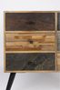 Kommode SAN aus Teakholz | Design Sideboard mit filigranem Stahlgestell Bild 4
