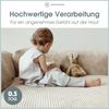 emma & noah Baby Schlafsack mit Füßen 0. 5 TOG, Leinen Schlafsack mit Beinen für den Sommer, 100% Leinen, OEKO-TEX Zertifiziert, Stampelsack für Neugeborene (Essential Mint, 90) Bild 5