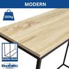 DanDiBo Konsolentisch Schmal Metall Modern 100x80x30 cm Sideboard Beistelltisch 96636 Ablagetisch Flurtisch Sofatisch Bild 3