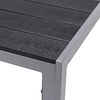 Alu Nonwood Gartentisch Esstisch Outdoortisch Silber/Schwarz 150x90cm Bild 3
