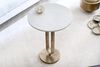riess-ambiente Beistelltisch ELEGANCE 60cm weiß / gold (Einzelartikel, 1-St), Wohnzimmer · Marmor · Metall · rund · handmade · Modern Design Bild 4