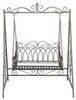 DanDiBo Hollywoodschaukel Metall 2 Sitzer Antik Vintage 18688 Schmiedeeisen Gartenschaukel Garten Bild 2