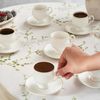 Karaca Kaffeeservice Malta 6 Personen Kaffeetassen-Set 100 ml - Stilvolle Porzellan Bild 3