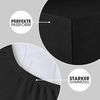 CelinaTex Jersey Topper Spannbettlaken Lucina 180x200-200x200 cm schwarz 100% Baumwolle gekämmt bis 12cm Matratzenhöhe Oeko-TEX Bild 4