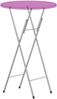 vidaXL Bartisch-Gestell Klappbar Silbern 45x53x108 cm Verzinkter Stahl 288464 Bild 3