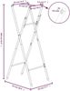 vidaXL Bartisch-Gestell Klappbar Silbern 45x53x108 cm Verzinkter Stahl 288464 Bild 2