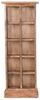 DESIGN DELIGHTS Regal CD & Bücherregal "NATURE", 94x36 cm, braun, Holzregal Bild 2