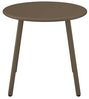 Vente-unique - MIRMANDE Gartensitzgruppe Metall Schokoladenbraun - B 50 cm x H 44,5 cm x L 50 cm Bild 4