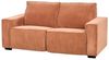 3-Sitzer Sofa Cord orange elektrisch verstellbar NUKARI Bild 5