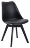 Vente-unique - JODY Stuhl Plastik Schwarz - B 57 cm x H 82 cm x L 49 cm Bild 3