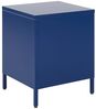 Nachttisch mit 2 Schubladen KYLEA Metall Marineblau Bild 5