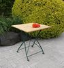 Klapptisch BAD TÖLZ 70x70 cm, Flachstahl grün + Robinie Bild 5