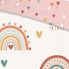 Good Morning Kinder Bettwäsche 135x200 Louie Indie Herzen Regenbogen 33032 Bild 5