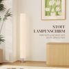 HOMCOM Stehlampe Stehleuchte mit Fußschalter, Ein-,Ausschalter, ohne Leuchtmittel, für Schlafzimmer, Büro Bild 3