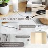 HOMCOM Stehlampe Stehleuchte mit Fußschalter, Ein-,Ausschalter, ohne Leuchtmittel, für Schlafzimmer, Büro Bild 5