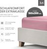 Bettwaesche-mit-Stil Mako-Satin Spannbettlaken rosa 160x200cm Bild 2