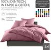 Bettwaesche-mit-Stil Mako-Satin Spannbettlaken rosa 160x200cm Bild 4