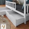 Hausbett Franka Weiß 80x160 cm mit 2 Schubladen Vitalispa Bild 5