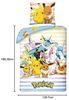 POKÉMON Bettwäsche Pokemon Friends Wende Bettwäsche Set Pikachu Kopfkissen Bettdecke, Renforcé, 2 teilig, 100% Baumwolle Bild 5
