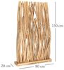 DESIGN DELIGHTS Paravent RAUMTEILER "TEKEA", 130 cm, Holz massivholz, Äste Paravent Bild 2