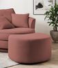 Sessel drehbar Comfy terracotta Webvelours 120 cm Bild 5
