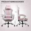 GTPLAYER Gaming-Stuhl Bürostuhl Gaming Stuhl Massage Ergonomischer Gamer Stuhl, mit Massage-Lendenkissen Fußstütze, Kopfstütze Bild 3