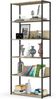 AKORD | Loft 80 cm Bücherregal | Moderner Schrank | Bücher Regal | 6 Einlegeböden | Für den Haushalt | Für das Büro | Hohe Qualität | Metallrahmen | Beschädigungssicher | Stabil | 24 Monate Garantie Bild 5