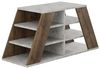 Dmora Schuhschrank Pandora 105,5 x 37,5 x 50 cm Braun, 8 Paare, 6 Fächer Bild 3