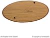 Homestyle4u Teppich, rund, Bambus braun, Ø 120 cm Bild 3