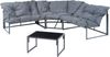 Loungeset Karg Dunkelgrau [casa. pro] Bild 2
