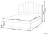 Wasserbett Samtstoff VINCENNES 140 x 200 cm Taupe Bild 3