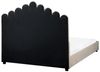 Wasserbett Samtstoff VINCENNES 140 x 200 cm Taupe Bild 5