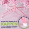 Weihnachtsbaum künstlich m. Metallständer 180cm rosa Bild 4