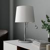 Lindby Tischleuchte Benjiro, 1 x 60 W E27 (exkl) + 1 x 3 W LED (inkl), warmweiß Bild 4