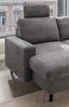 Wohnlandschaft >Pris< Schlaffunktion, Stauraum, dunkelgrau - 153x305x75x200 (LxBxHxT) Bild 5