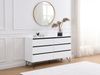 Vente-unique - ABUJA Kommode Holz, Platte Weiß - B 40 cm x H 80 cm x L 140 cm Bild 2